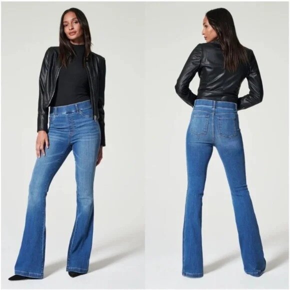 SPANX Flare Jeans #20456 Size Small - Picture 1 of 12
